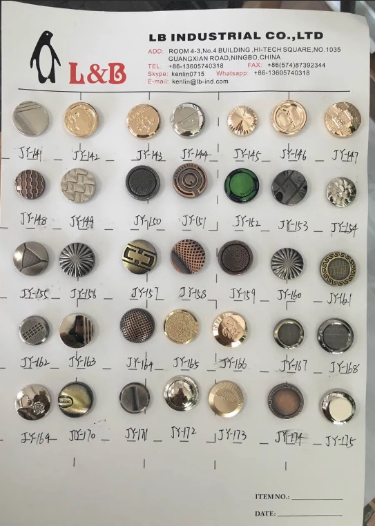 2021 hot sale Metal Jacket Jeans Button/ Jeans Buttons