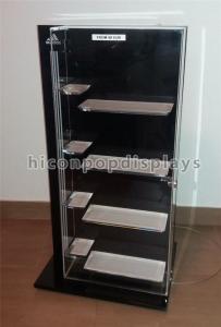 China Retail Shop Clothing Store Fixtures Brand Name Shoes Display Cabinet With 4 Shelves on sale