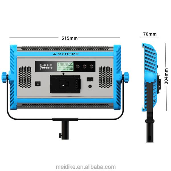 180W RGB LED Video Light A-2200C RGBW LED Studio Light Panel