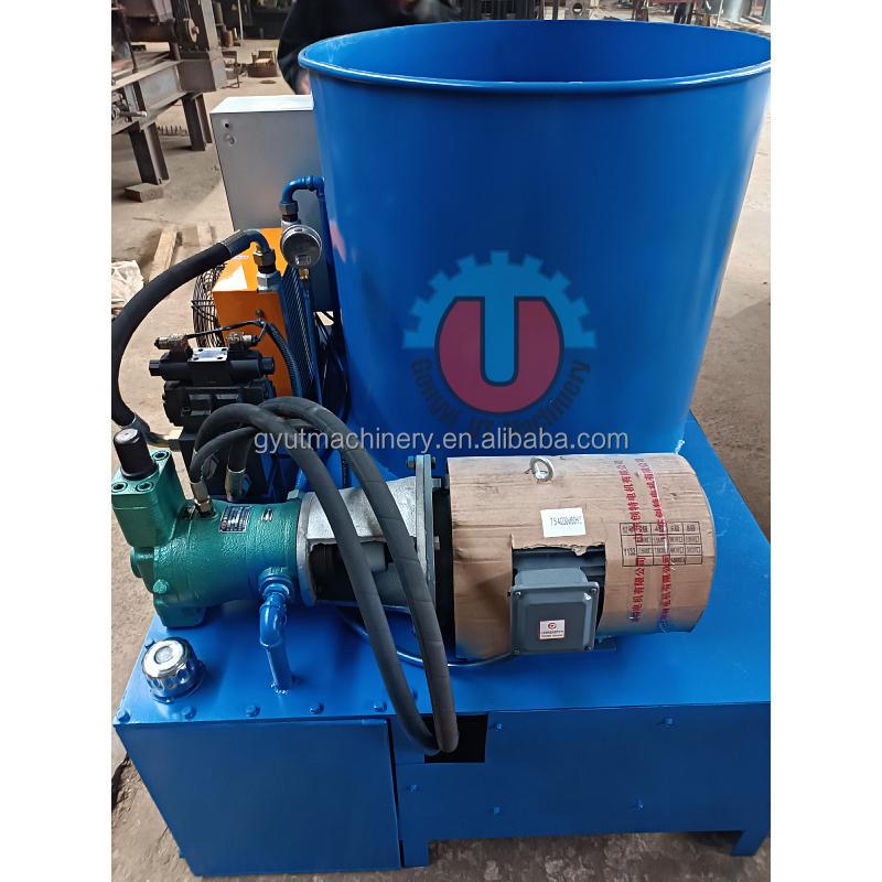 Hydraulic Sawdust Briquetting Press Machine Consumption Sawdust Pellets Making Machine