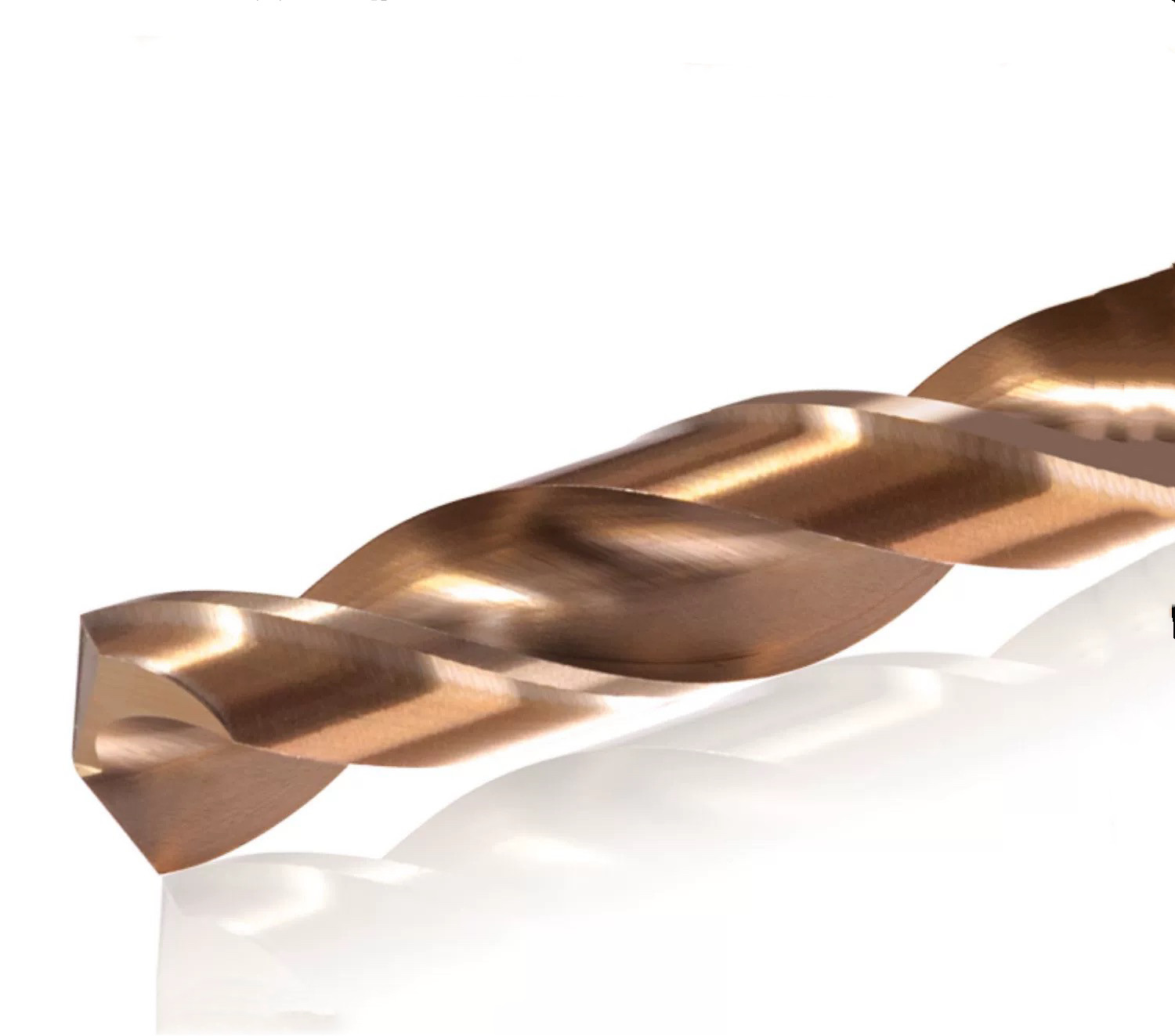 High Hardness Steel Drill Bit Titanium Coating Cobalt Twist Drill For Stainless Steel