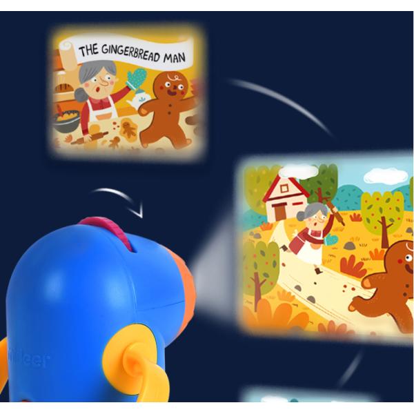 Custom Made Baby Sleeping Story Projector Flashlight Toy Lamp Torch