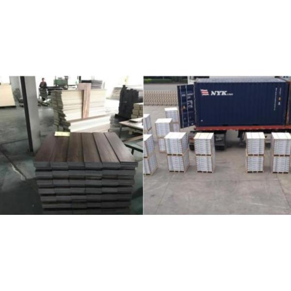 Commercial LVT Wooden Vinyl Flooring 2.0mm Deep Wood Embossed 15.24cm X 91.44cm