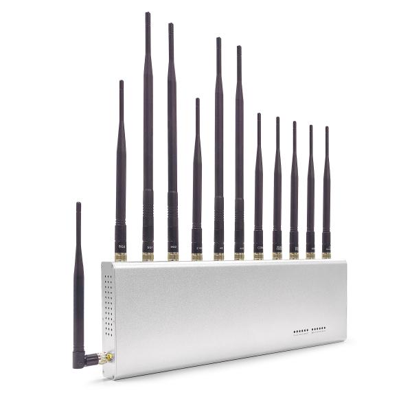 Stationary Phone Signal Blocker Device 20m Radius For 2G 3G 4G 5G WIFI Walkie Talkie