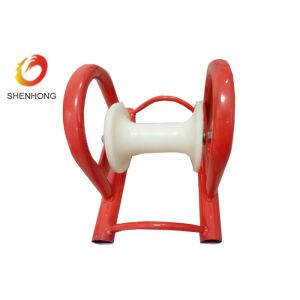 Straight Line Electrical Cable Pulling Rollers With Aluminum Wheel