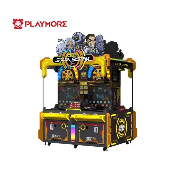400W Mechanical Arcade Machines Push Chips Marbles Ticket Redemption Game