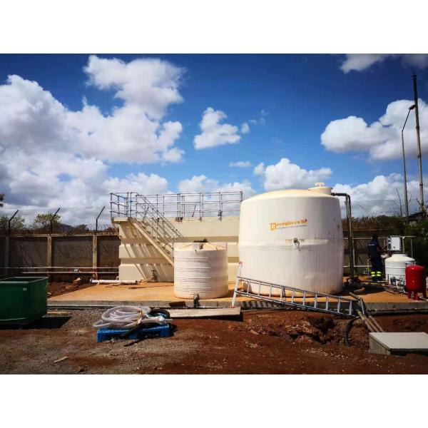 Compact Effluent Mbbr Sewage Treatment Plant Mess Free 2.4m