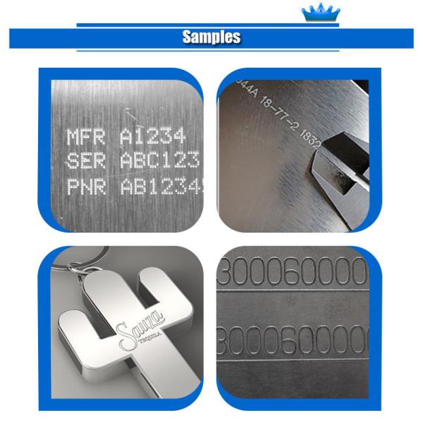 Desktop Dot Peen Nameplate Marking Dot Matrix Engraver For Metal