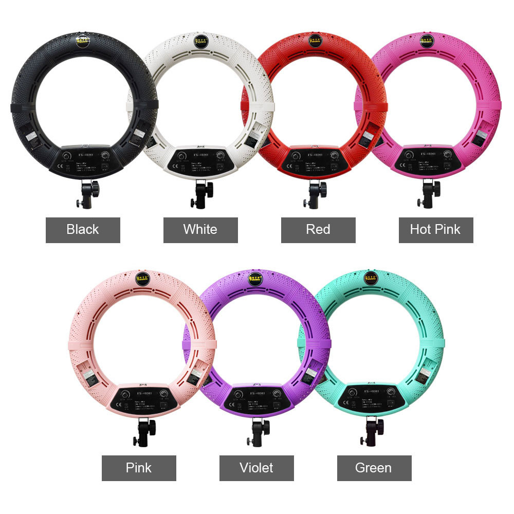 Yidoblo 18 Inch LED 48W Ring Light for Live Streaming Game Tiktok Makeup Video Selfie with Tripod Stand
