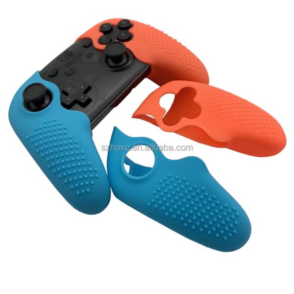 HOXC Non-slip Cover Device for Nintendo Switch Pro Controller, Silicone Cover Skins Compatible with Switch Pro Controller