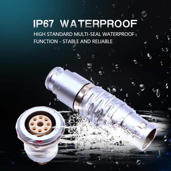 IP68/IP67 3B waterproof 2 4 6 8 12 Pin Male female Connector Self-locking connectors