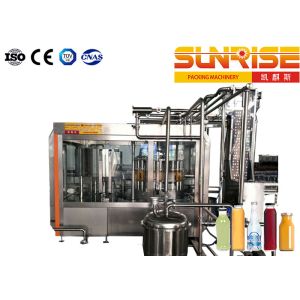 China 6000 BPH Glass Bottle Filling Line , 18 Heads Carbonated Drink Filling Line on sale