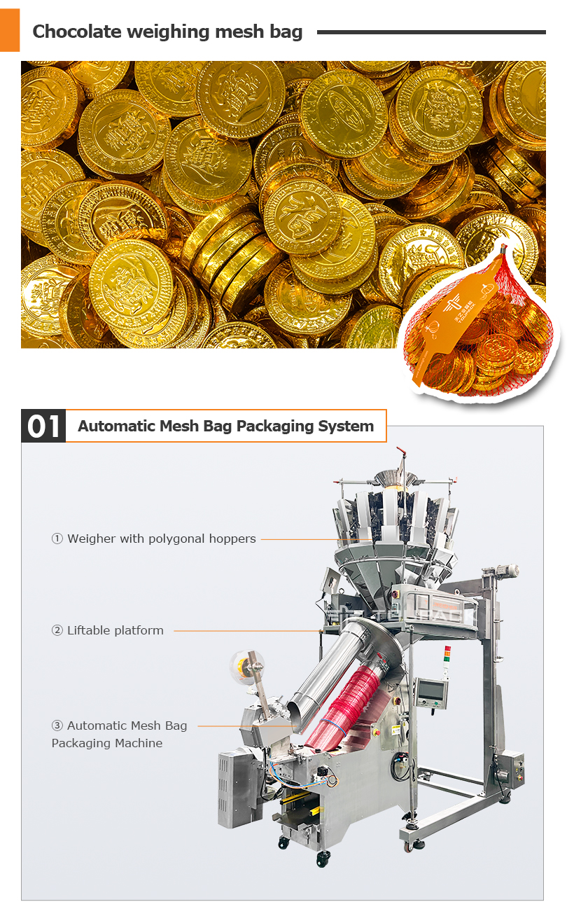 Automatic Potato Chips Pillow Bag Packaging Machine with Multi Head Weigher Vertical Packing Machine for Snackes