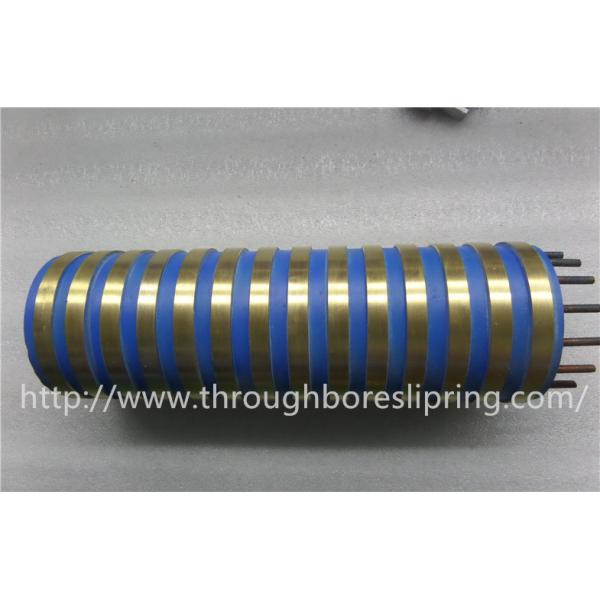 High Speed 4 Wires Slip Ring Assembly 12 Holes For Process Control Equipment