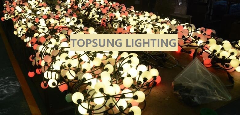2-10m Holiday Decoration Lights Led Ball Light String 360 degree