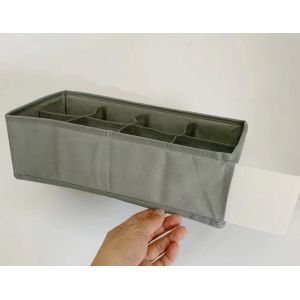 Buy cheap Rectangular Foldable Plastic Box Lightweight Plastic Divider Box Gray product