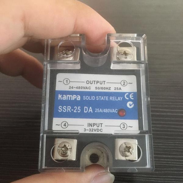 DC To AC 25A SSR (SSR-25DA) / Solid State Relay Single Phase SSR 25A Input 3-32VDC control Output 24-480VAC Relay(SSR-DA)