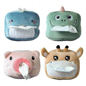 Buy cheap Wholesale Car Tissue Holder Creative Paper Napkin Case Soft Animals Tissue Box Napkin Holder Car Paper Boxes For Car Seat product