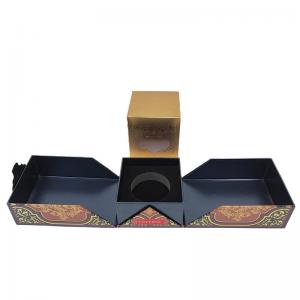 Buy cheap Kraft Packaging Cardboard Paper Box Recyclable With Gold Foil product