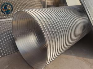 Buy cheap Reversed Profile Slotted Wedge Wire Pipe Stainless Steel 304 product