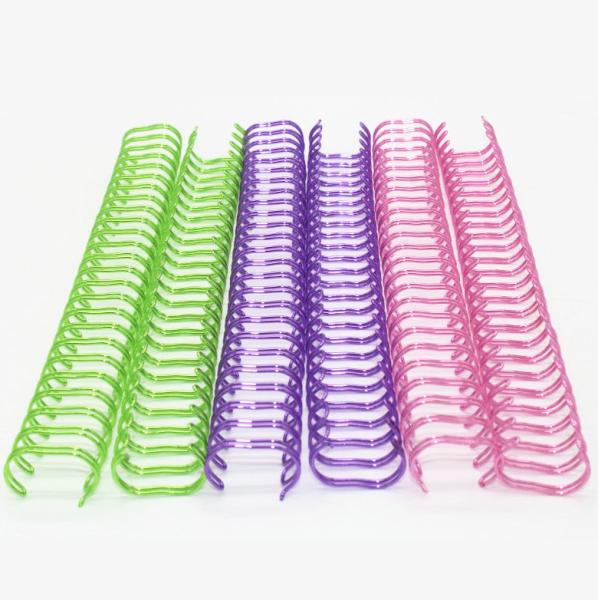 Direct sale 5/16'' white Double Spiral Coil Double Loop Wire O Spiral Binding Wire