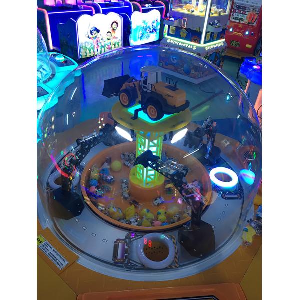 Four Players Candy Crane Claw Machine , Coin Operated Claw Machine 650W