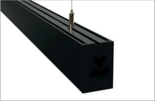 50 / 60Hz Frequency Exterior Led Linear Lighting , Black Linear Pendant Light