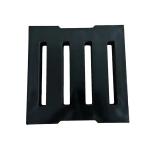 Racecourse Channel Black Rubber Drainage Cover Embedded In Cast Iron