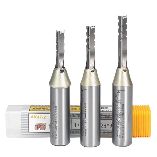 CNC Wood Router Bits Arden AK47-1/2 3flute 6*20 Carbide 3 Splines End Mill TCT Straight Bit Wood Milling Cutter Auyatools