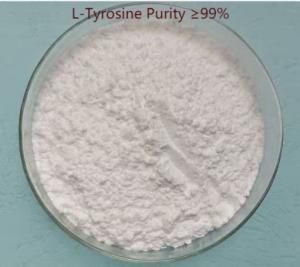 Buy cheap CAS 60-18-4 L Tyrosine Cosmetics Additives C9H11NO3 Anti Static Electricity product