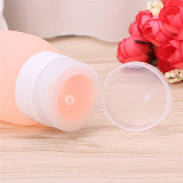 48ml/90ml Silicone Travel Bottles , Travel Size Containers With Customized Logo