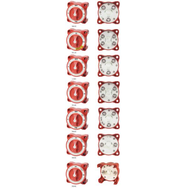 350A Dual Circuit Battery Switch for Marine RV Yacht Truck