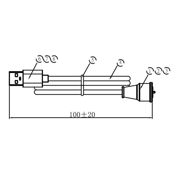 Customized Magnetic Cable Connector Circular Magnetic Electrical Connector 2 Pin For Smart Wear