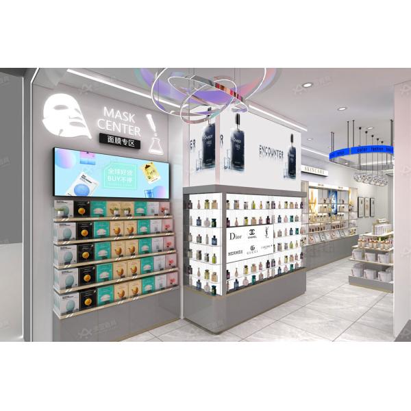 Les Classiques Gray Series Cosmetic Display Case for Shop Design and Store Display