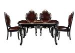 MDF Carving Baking Paint Process Minimalist Dining Table