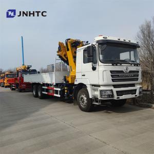 Buy cheap Shacman 8x4 F3000 12 Tons Truck Mounted Crane 4 straight arm 12 wheel product