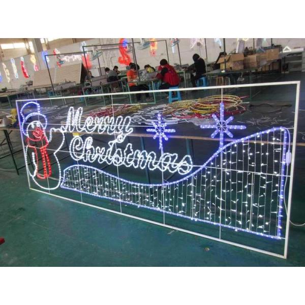 LED 2D Christmas Across Street Decoration Motif Light