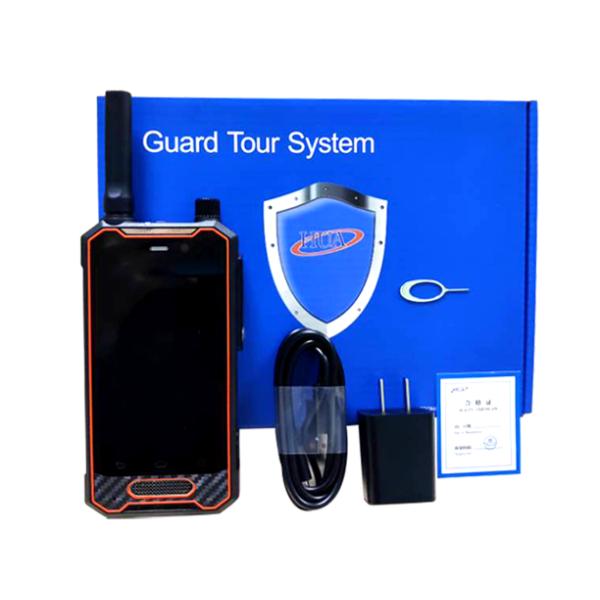 2G 3G 4G Guard Tour Patrol Security System With Flashlight Camera Face Identification