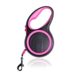 Pink 10m Retractable Dog Lead Heavy Duty Extendable Dog Leash