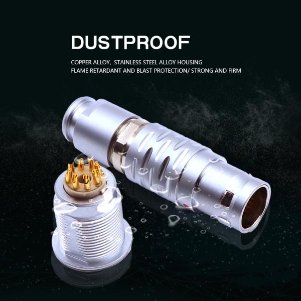 IP68/IP67 3B waterproof 2 4 6 8 12 Pin Male female Connector Self-locking connectors