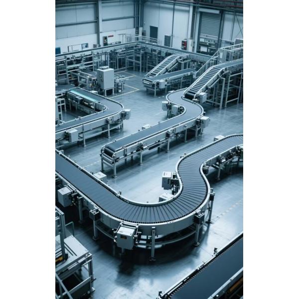 Wide Adaptability 90 Degree Turning Conveyor Line Assembly Line Belt Conveyor for Electronics Assembly