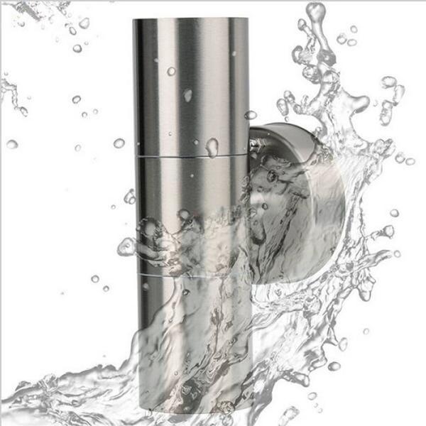 Stainless Steel Outdoor Twin-head LED Wall Light 6W 10W AC220V 3 years warranty