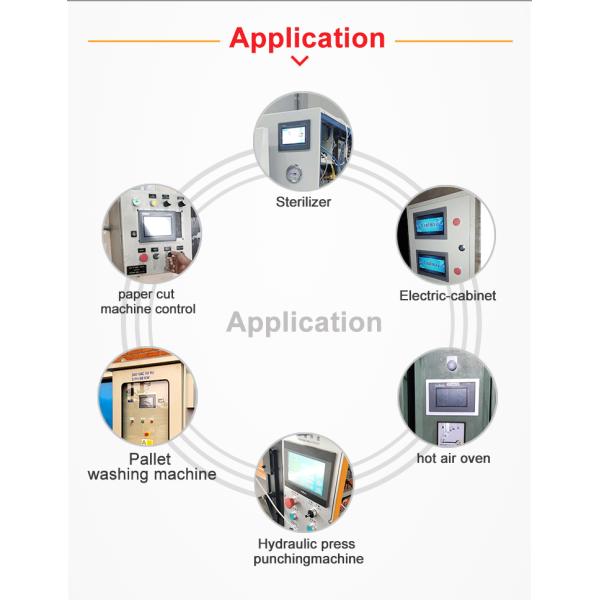 Modbus 5 Inch HMI Control Panel RS232 800x480 Industrial Digital Plc Controller