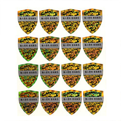 Shape Custom Hologram Stickers Anti Theft Magnetic Security Labels Roll