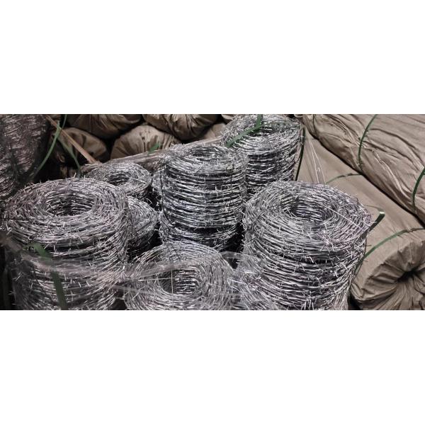 14 Guage Hot Dipped Galvanized Barbed Wire For Modern Security Fencing