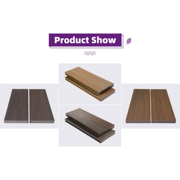 Coowin Geometric Patterns Pier Panels Composite Wood Deck Decking