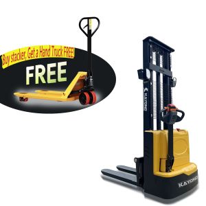 Buy cheap CDDW1630 Electric Pallet Stacker 1600kg Load 3000mm Lift Height product