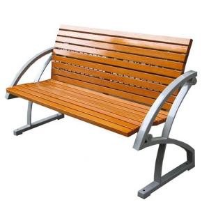 Buy cheap Waterproof Outdoor Wooden Bench Furniture Anti Corrosion For Campus School product