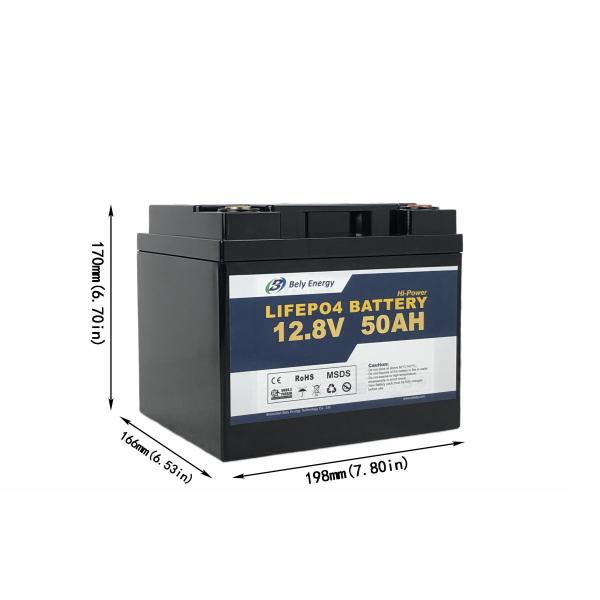 50ah 12v Lifepo4 Deep Cycle Battery Lithium Ion Battery Replacement For Lead Acid