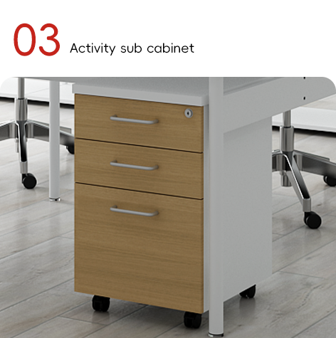 Four-Person Working Position with Movable Auxiliary customization Cabinet Customization Accepted